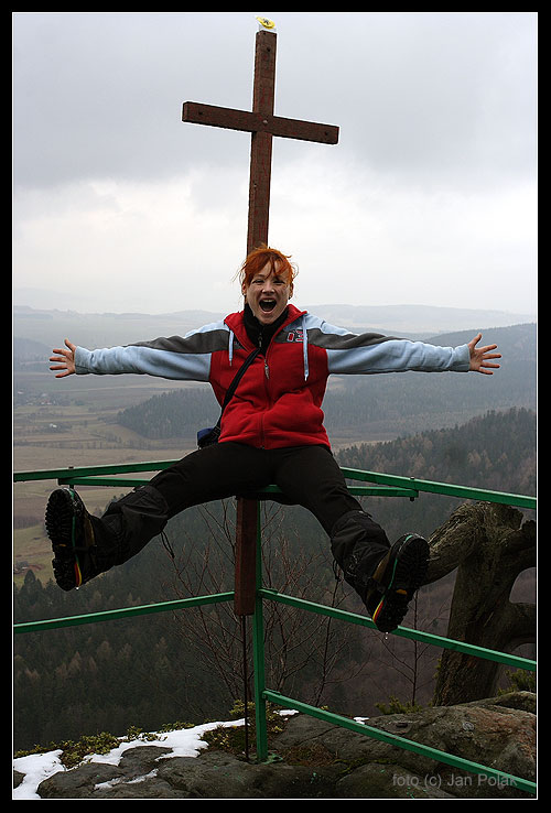 Radost na vyhlídce...